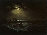 Joseph Mallord William Turner Fishermen at Sea  (The Cholmeley Sea Piece) oil painting